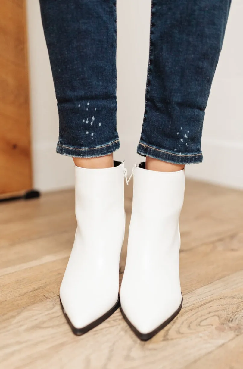 Amari Ankle Boots in White