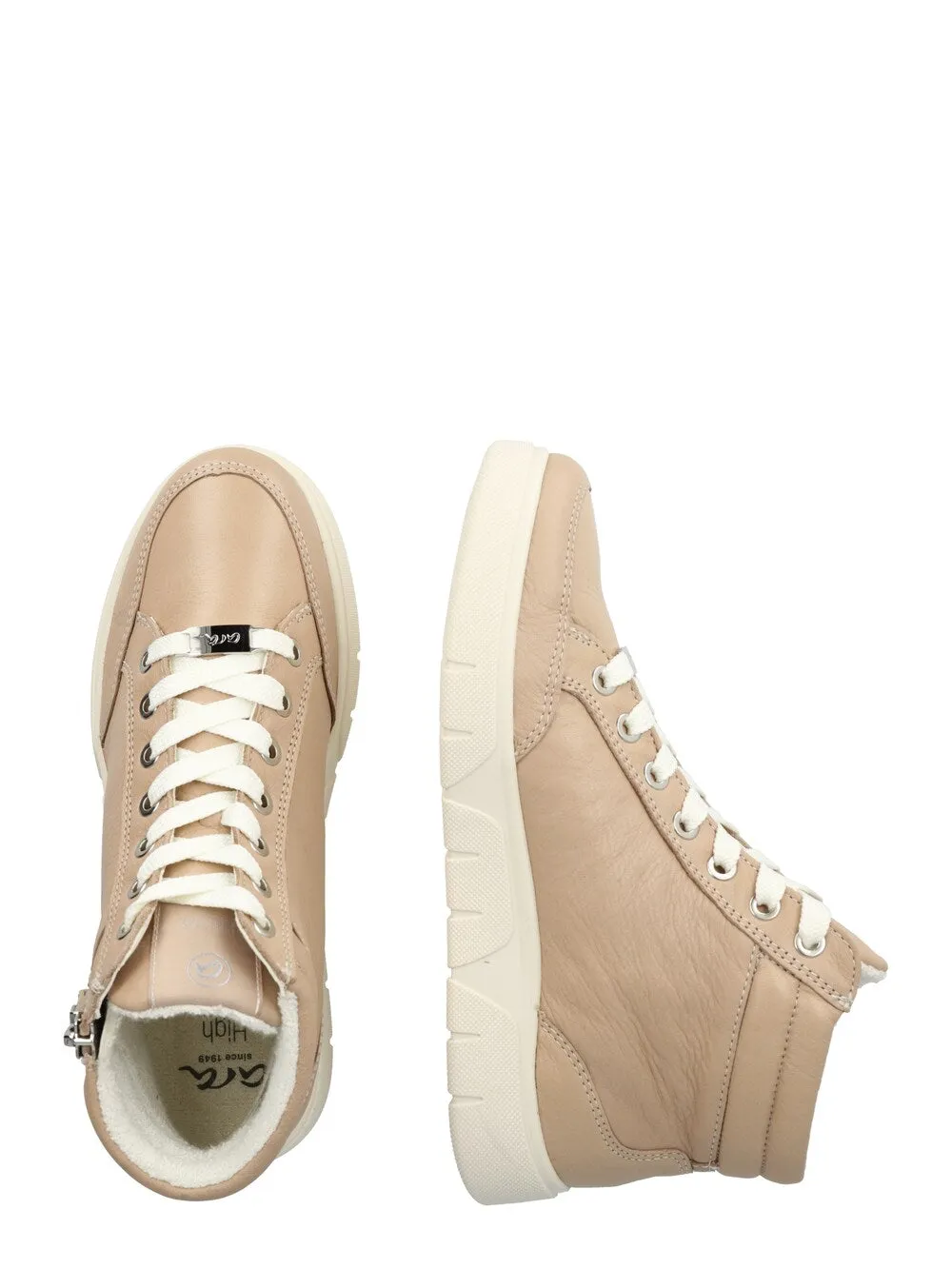 Ara Rom high top sneakers, sand