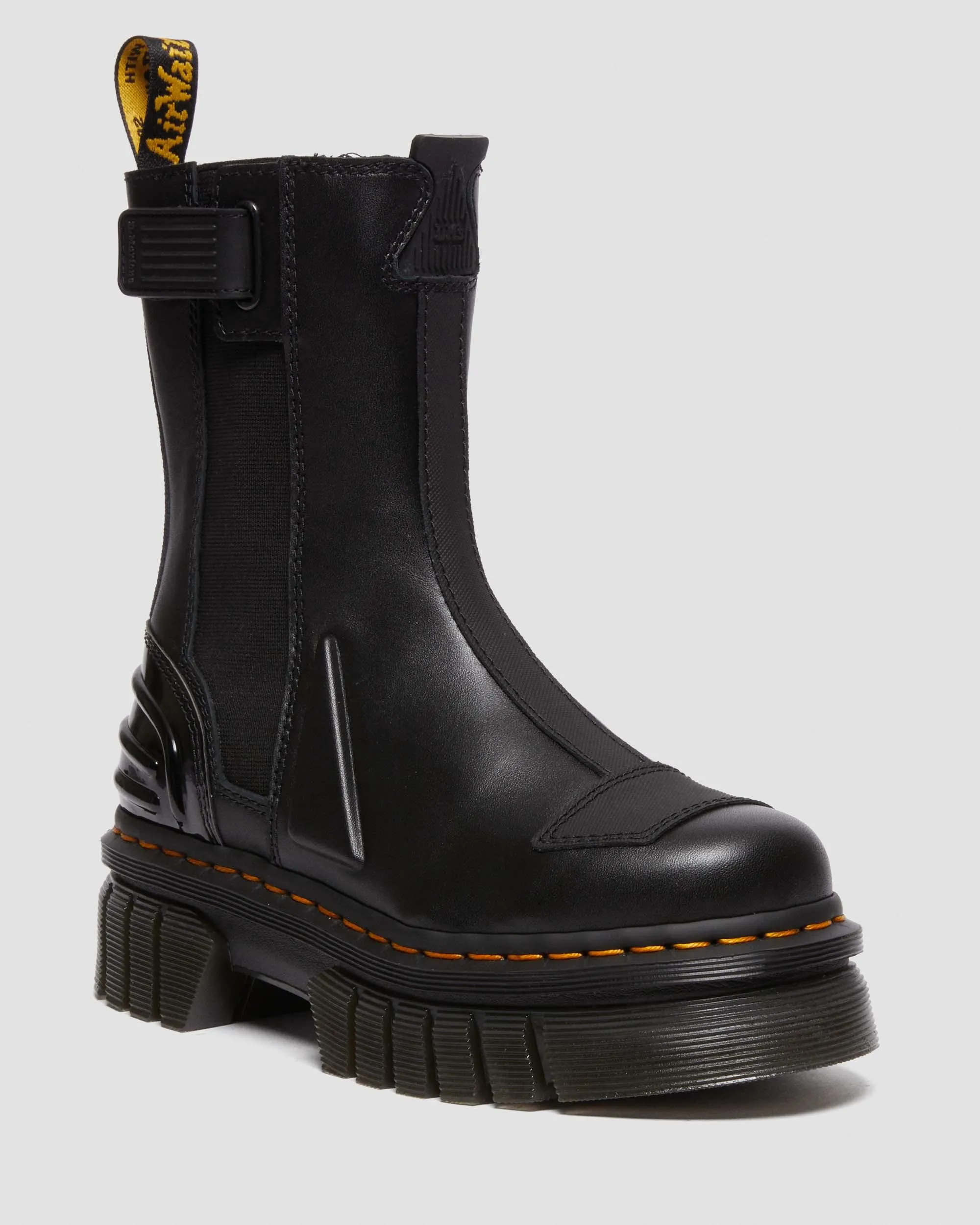 Audrick Alternative high platform leather Chelsea boots Dr. Martens