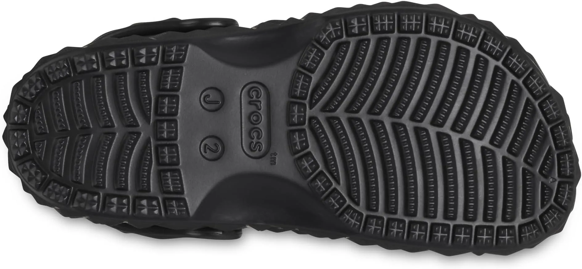 Classic Geometric Clog Crocs, black