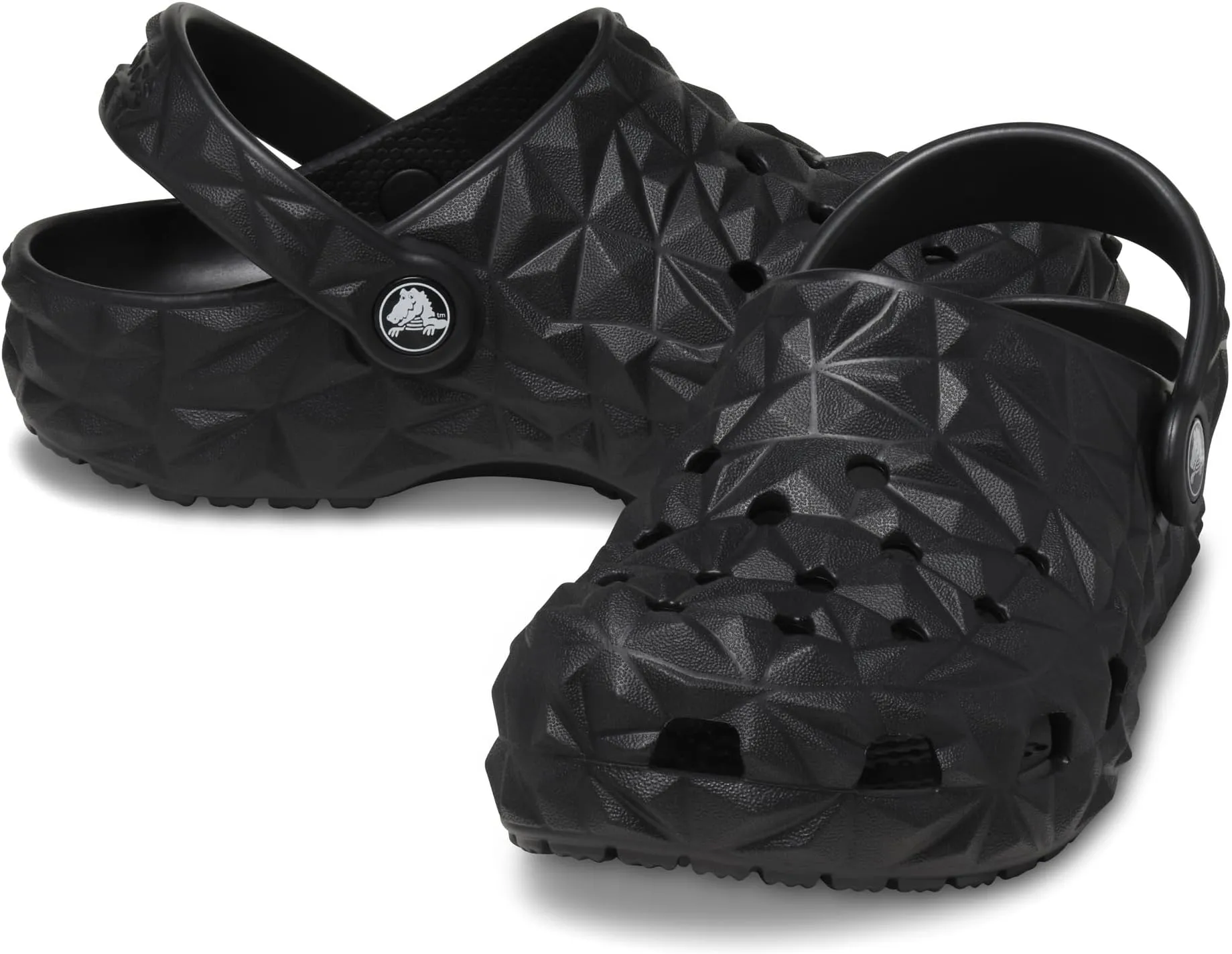 Classic Geometric Clog Crocs, black