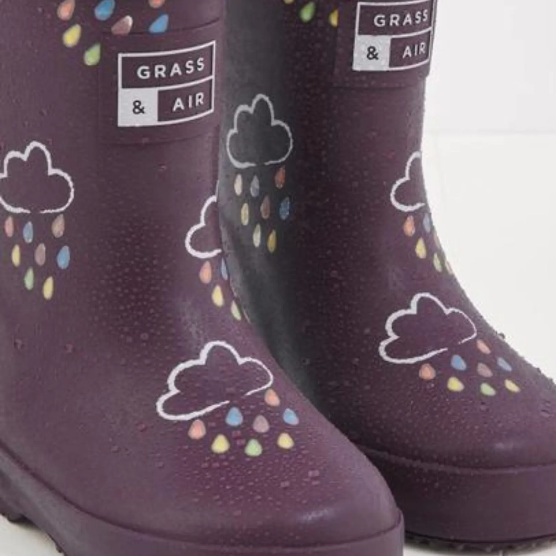 Colour-Changing Fall Rain Boots - Amethyst