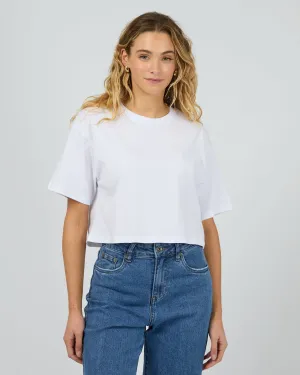 Core Crop Tee White