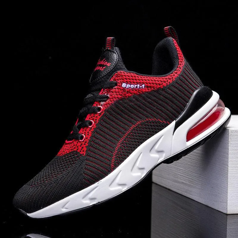 Flying weaving casual versatile sneakers trendy running shoes