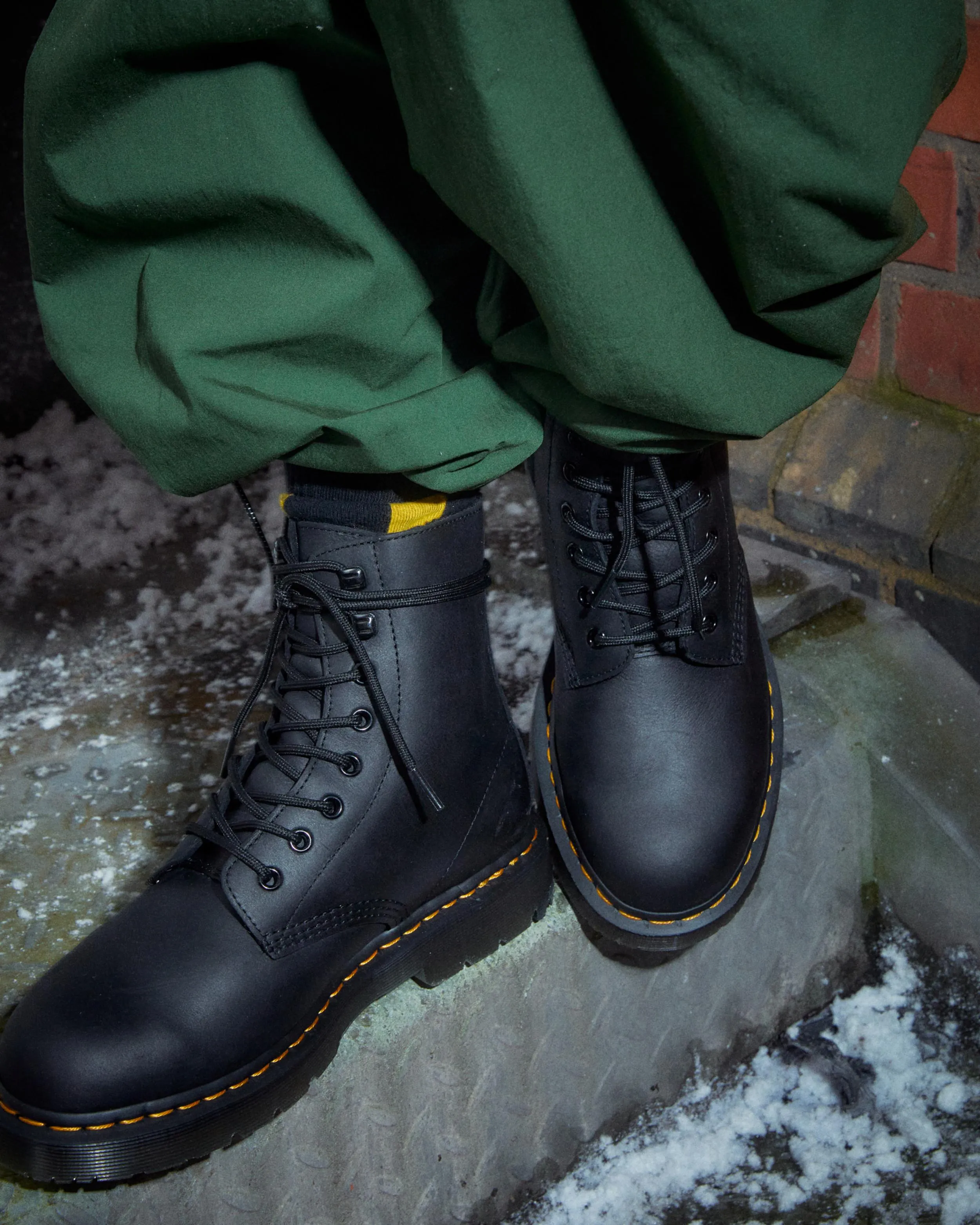 Leather lace-up boots 1460 Pascal Wintergrip Outlaw Dr. Martens