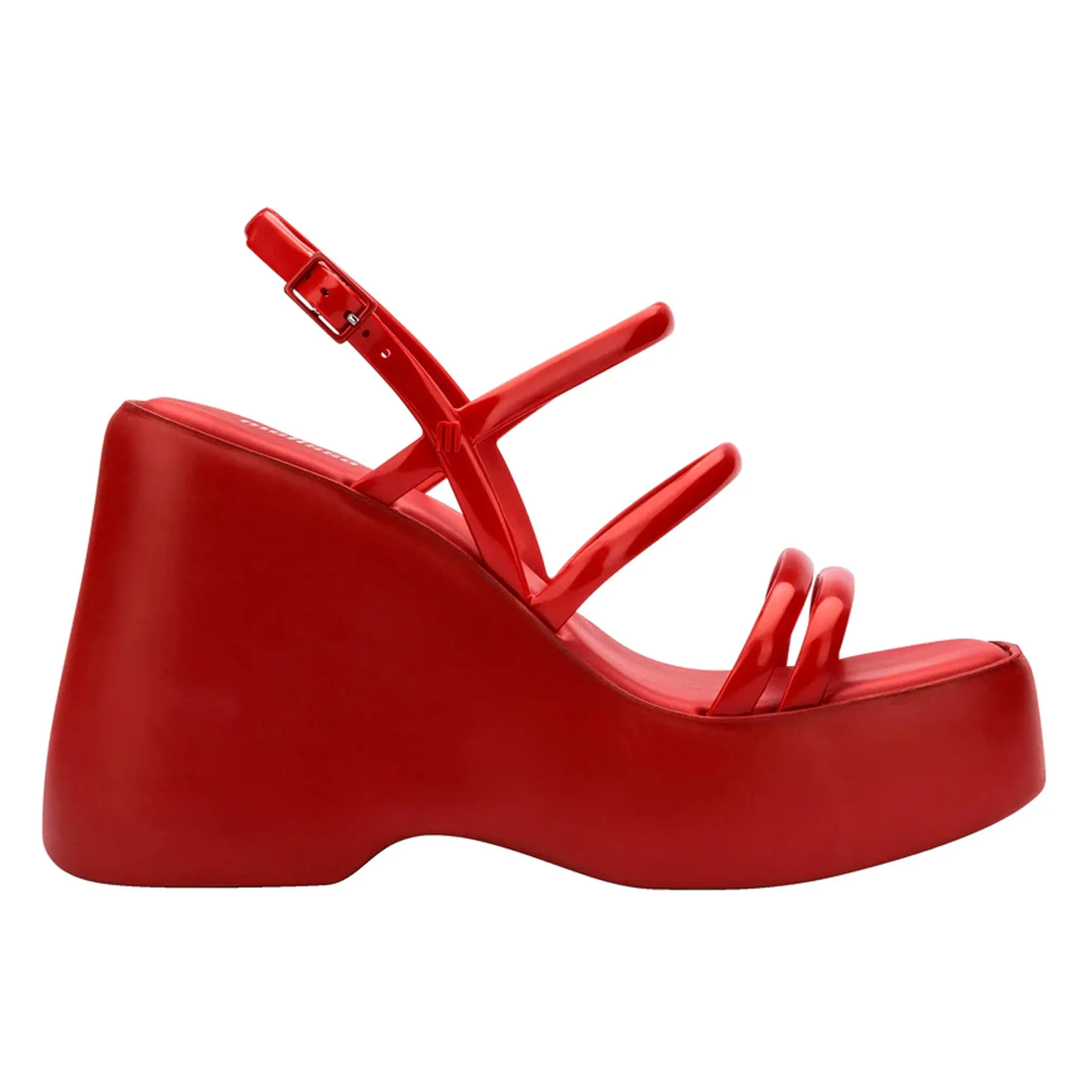 Melissa Womens Jessie Platform Red