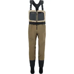 Men's Boundary Zip Stockingfoot Waders Grundens, Stone/Otter