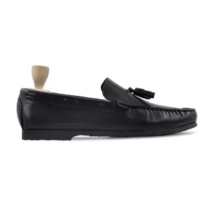 Tiffany - Men's Black Calf Leather Driver Shoe