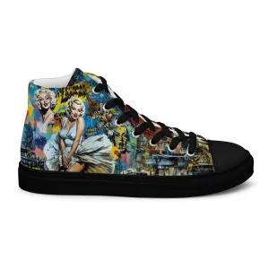 Unisex high top canvas shoes - Marilyn 2