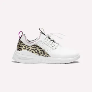 Women's Classic - White / Gold Leopard