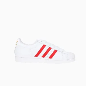 Women's Superstar "White Better Scarlet"